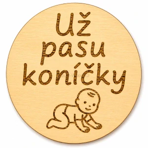Milníková kartička - už pasu koníčky