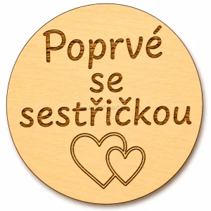 Milníková kartička - poprvé se sestřičkou