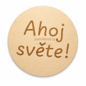 Milníková kartička - ahoj světe