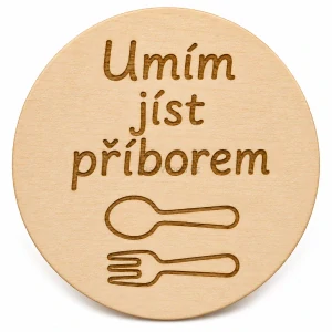 Milníková kartička - umím jíst příborem