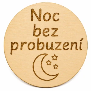 Milníková kartička - noc bez probuzení