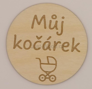 Milníková kartička - můj kočárek